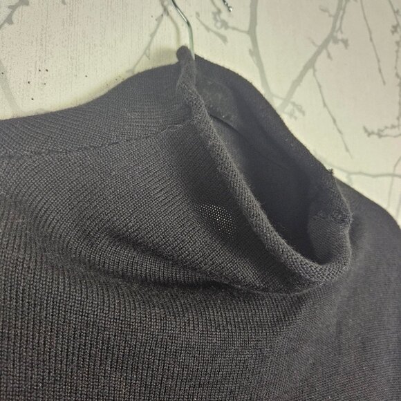 Wilfred Black 100% Merino Wool Mockneck Cyprie Sweater - Picture 3 of 9